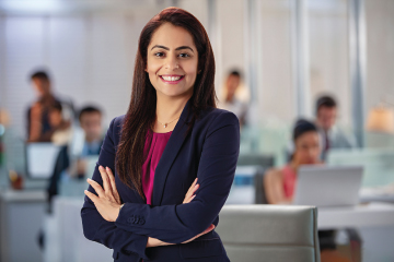 young professional lady